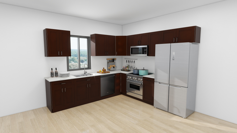 10X10 Kitchen - Shaker Espresso