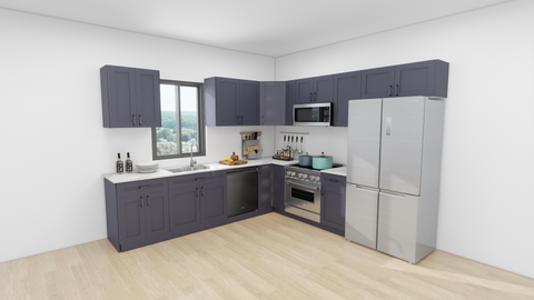 10X10 Kitchen - Navy Blue