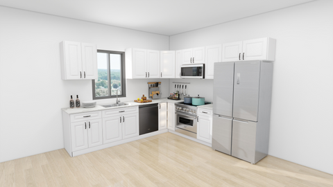 10X10 Kitchen - Aspen White