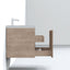Castle White Oak Floating Vanity - Modern European Design with Quartz Countertop &amp; Innovative Storage