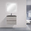 Deina Wall Mounted Bathroom Vanity with Black Quartz Integrated Top&Sink