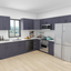 10X10 Kitchen - Navy Blue