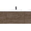 Castle Smoke Oak Drawer Floating Vanity With Sink and Embedded Drawer